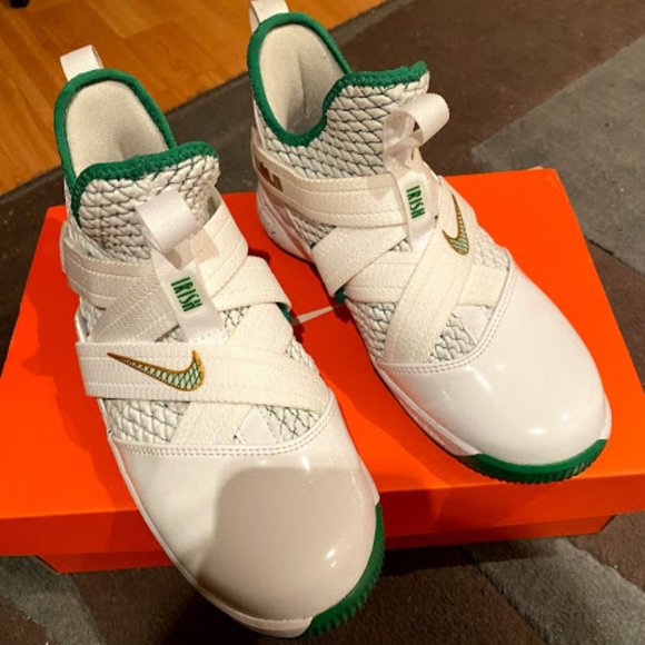 Nike Lebron Soldier XXI (GS) White/Green - Picture 1 of 4